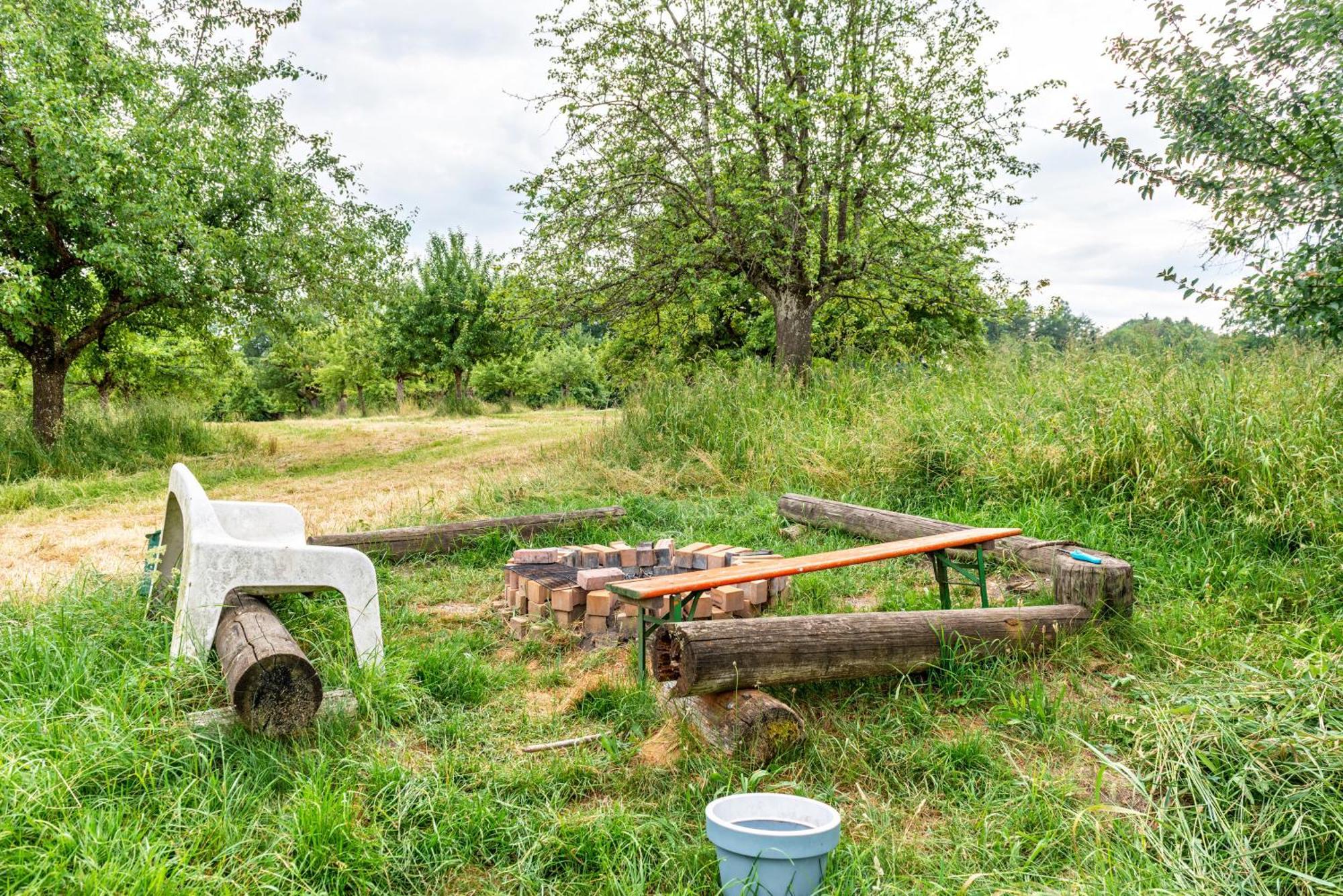 Beutenmuehle Straussenfarm Dach Owingen Exteriör bild